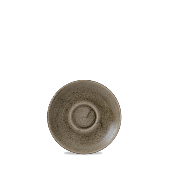 Patina Antique Taupe Espresso Saucer